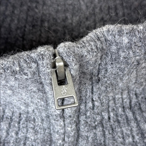 JW ANDERSON X Uniqlo Gray Zip Up Sweater - Picture 2 of 7